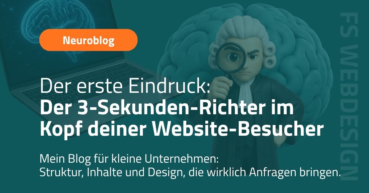 Vorschaubild: Der 3-Sekunden-Richter im Kopf deiner Website-Besucher