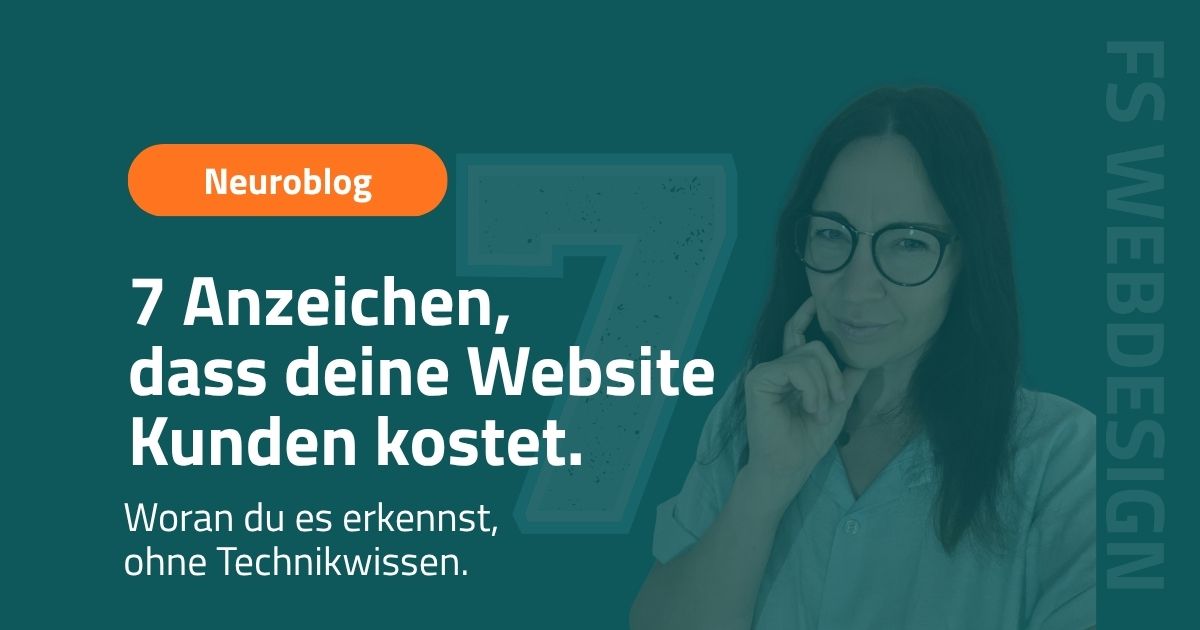 Vorschaubild: 7 Anzeichen, dass deine Website Kunden kostet