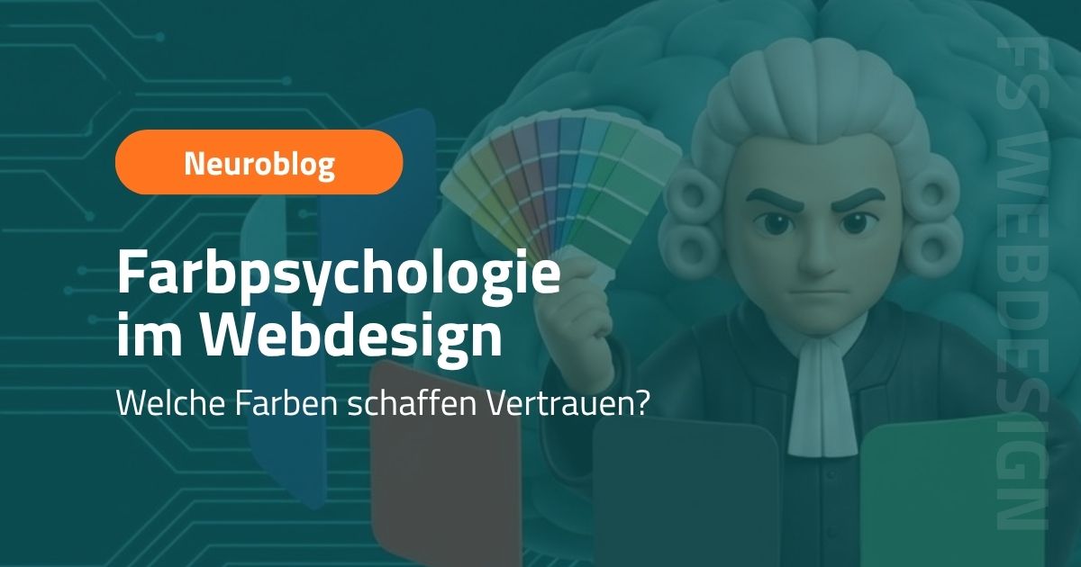 Vorschaubild: Farbpsychologie im Webdesign, welche Farbe schafft Vertrauen